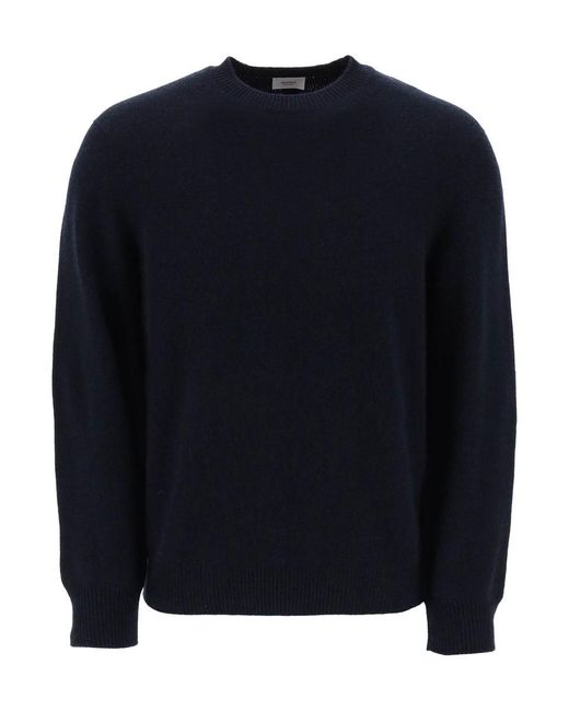 Agnona Blue Crew-Neck Sweater for men