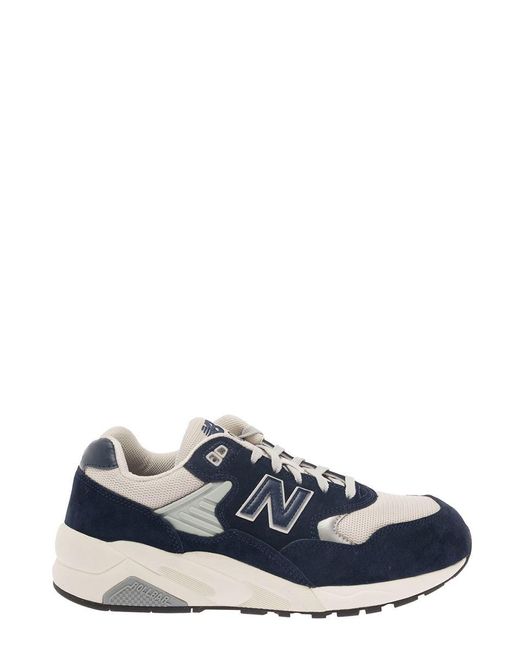 New Balance Blue Low Top Sneakers With Logo for men