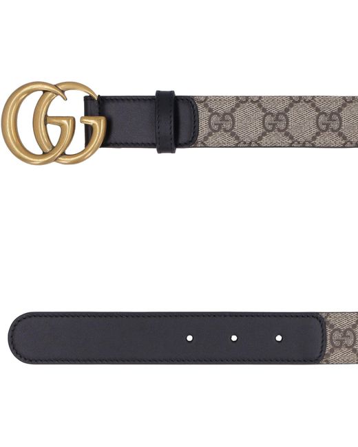 Gucci Black Gg Buckle Belt