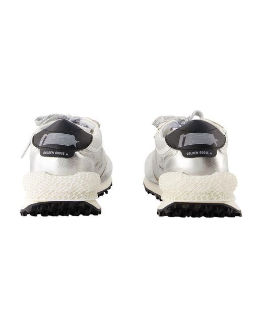 Golden Goose Deluxe Brand White Running Marathon Sneakers for men