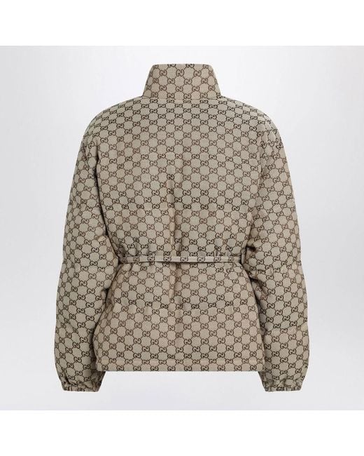 Gucci Gray Camel/Ebony Gg Jacket