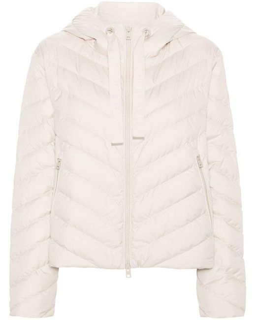 Woolrich Natural Chevron Hooded Jacket