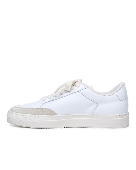 Common Projects White 'Tennis Pro' Leather Sneakers for men