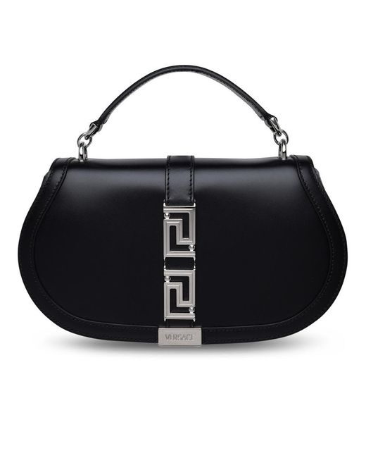 Versace Black Greca Goddess Crossbody Bag