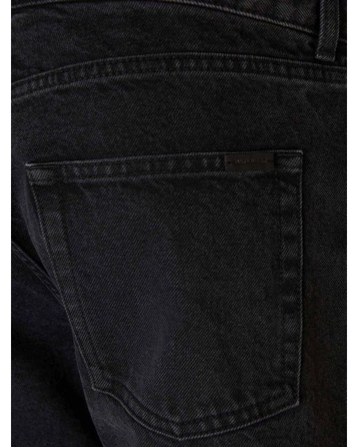 Saint Laurent Black Slim Denim Pants for men