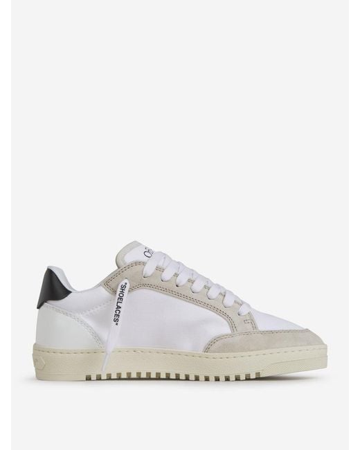 Off-White c/o Virgil Abloh White Leather 5.0 Sneakers