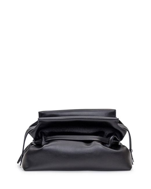 Off-White c/o Virgil Abloh Black Off- Clutch With Zip-Tie Label