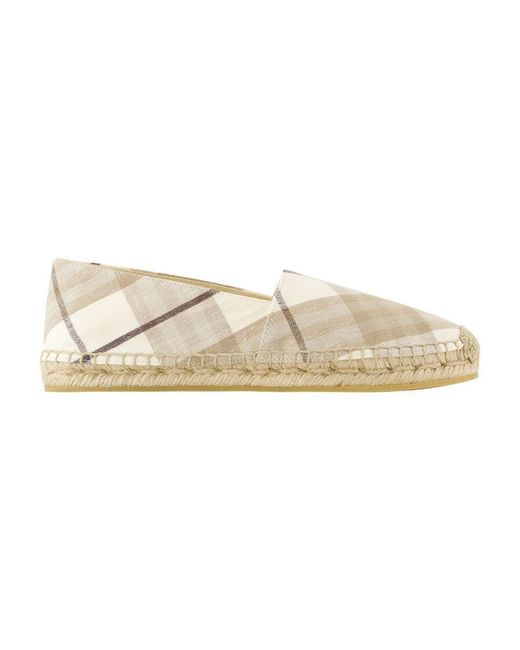 Burberry Natural Lf Mews Espadrilles