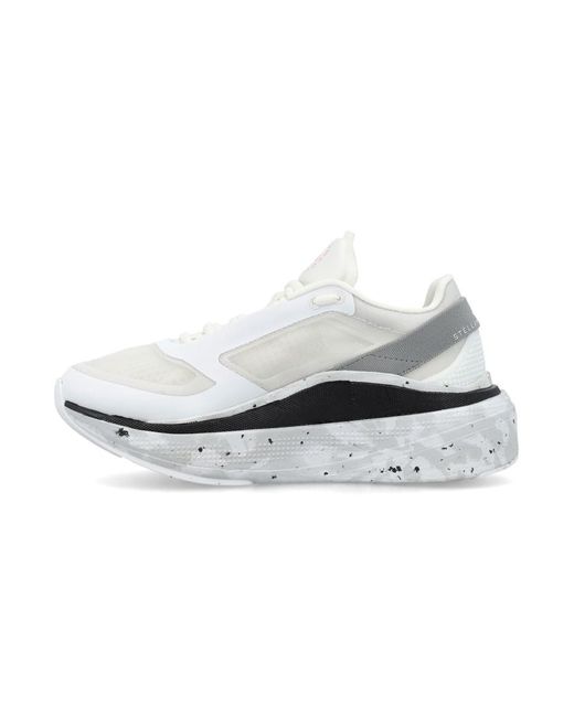 Adidas By Stella McCartney White Eartlight Mesh Running Shoes