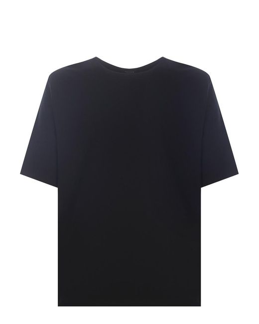 Herno Black T-Shirts And Polos
