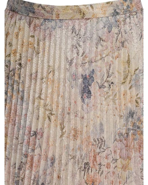 Golden Goose Journey W's' Plisse' Skirt Ora All-Over Sequins