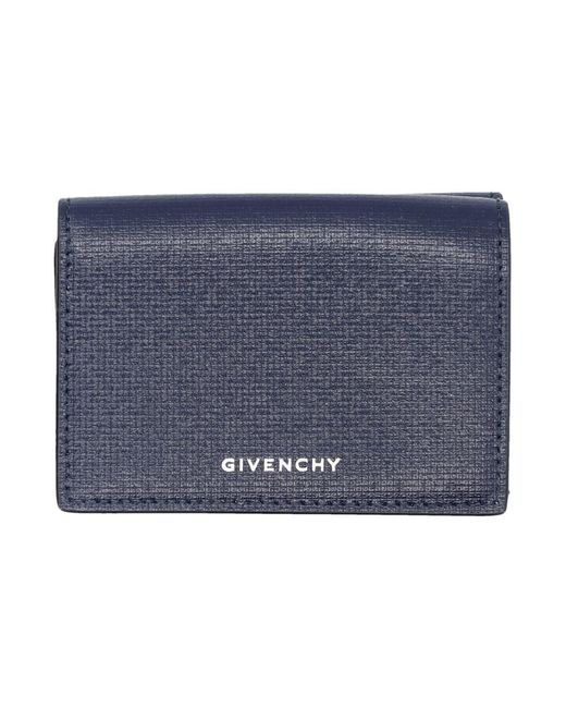Givenchy Blue Compact Wallet for men