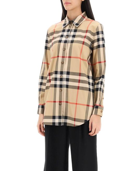 Burberry Natural Paola Check Shirt