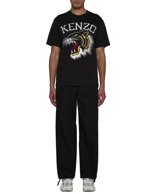 KENZO Black T-shirts And Polos for men