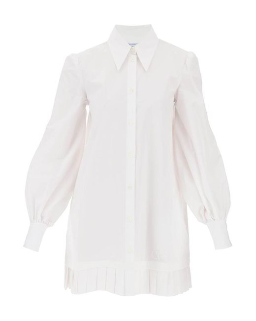 Off-White c/o Virgil Abloh White Mini Shirt Dress