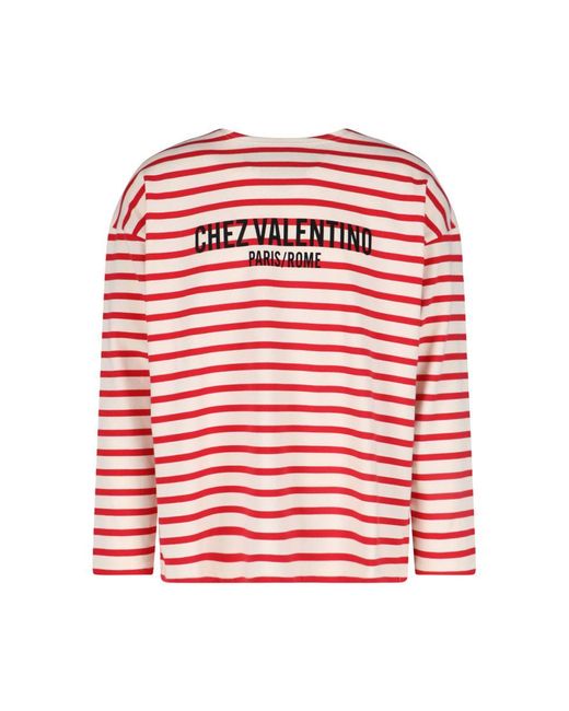 Valentino Garavani Red T-Shirts And Polos for men