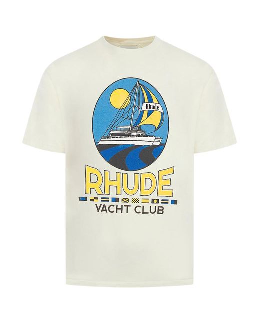 Rhude Gray T-Shirts for men