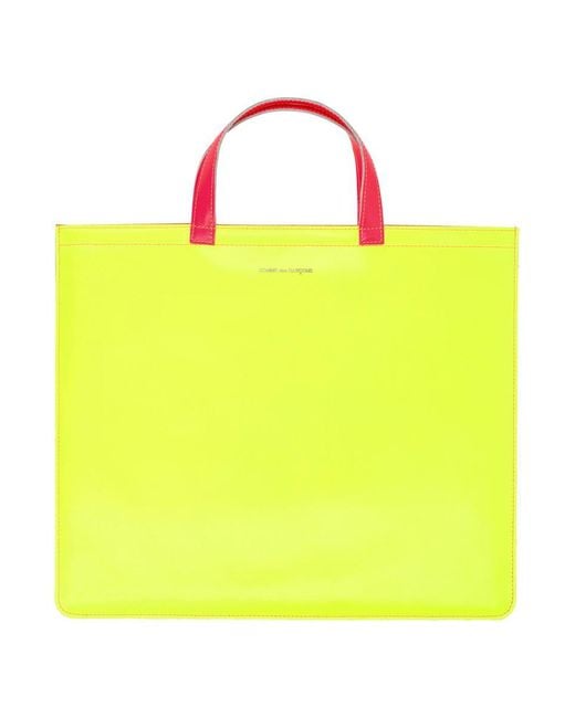Comme des Garçons Yellow Super Fluo Tote Bag