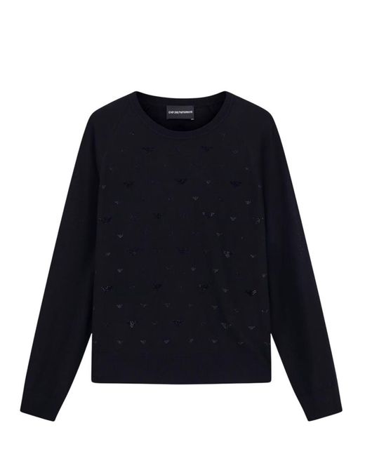 Emporio Armani Blue Sweaters