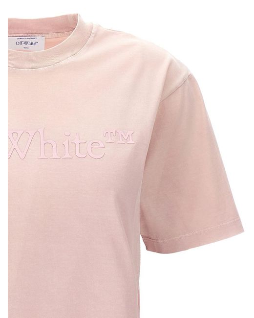 Off-White c/o Virgil Abloh Pink Laundry Casual T-shirt