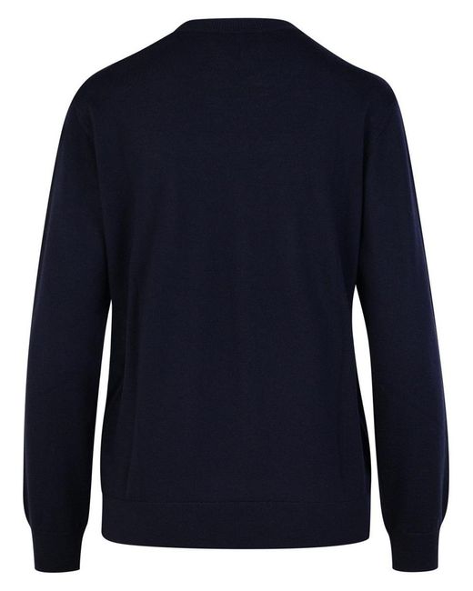 A.P.C. Blue 'Philo' Wool Sweater