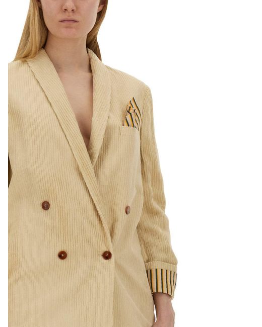 Alysi Natural Double-breasted Jacket
