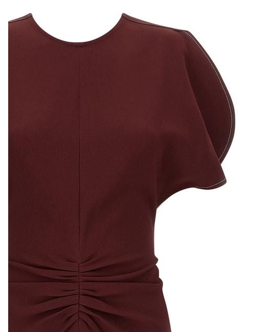 Victoria Beckham Purple 'Bela' Dress