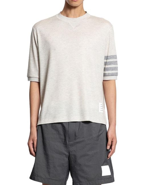 Thom Browne White T-Shirts & Tank Tops for men