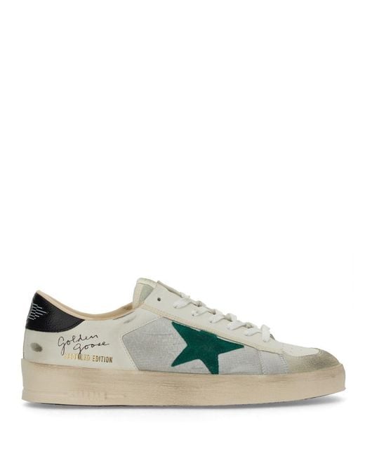 Golden Goose Deluxe Brand Green Sneakers for men