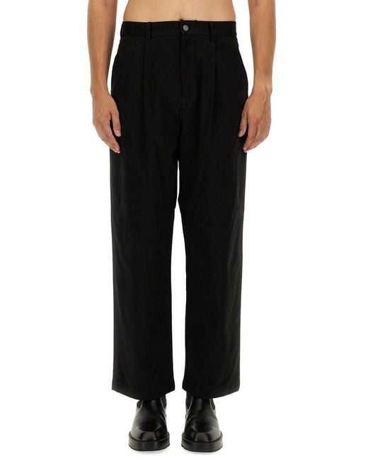 Moschino Black Barcode Pant for men
