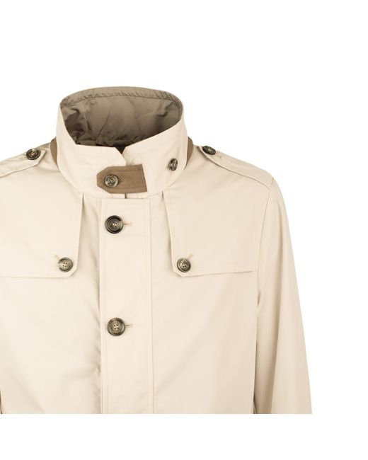 Moorer Natural Travis-I Jacket With Ivory Buttons for men