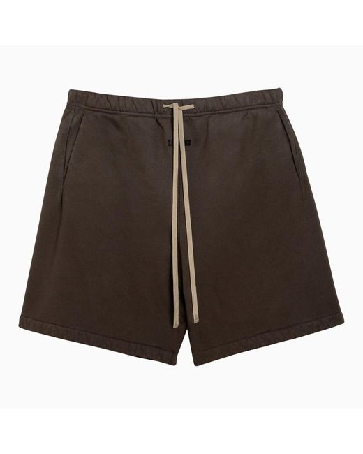 Fear Of God Brown Drawstring Shorts for men