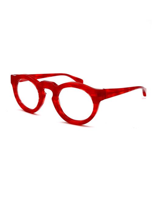 Jacques Durand Red Paques L106 Eyeglasses
