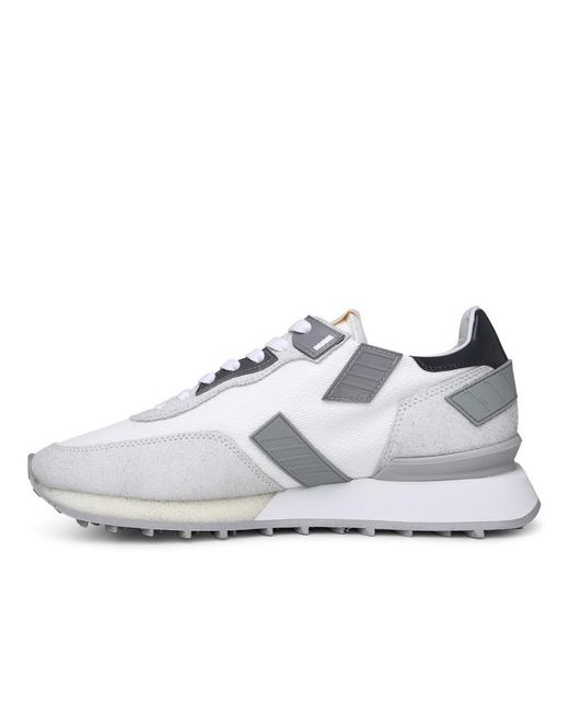 GHOUD VENICE Rush Acrylic Sneakers In White Tech Fabric for men