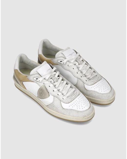 Philippe Model White Sneakers for men