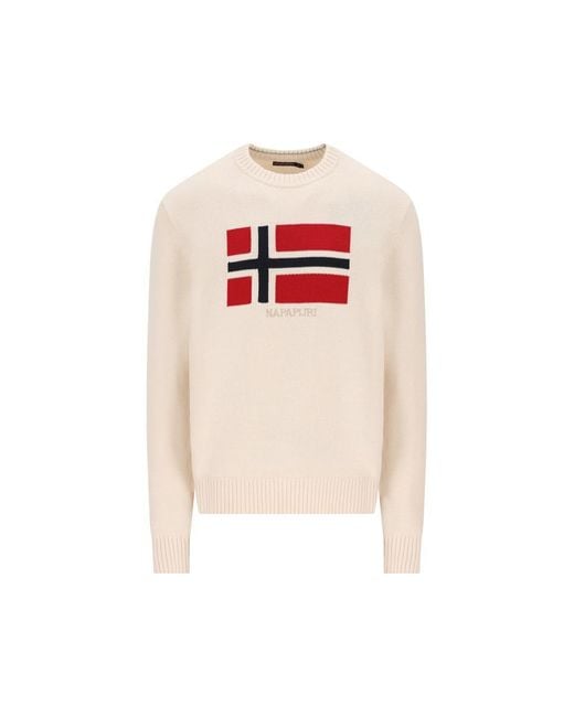 Napapijri White Jerseys for men