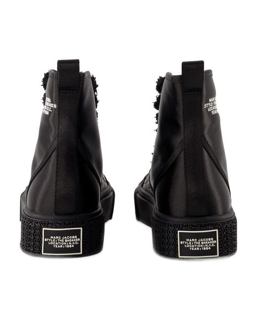 Marc Jacobs Black The High Top Sneakers