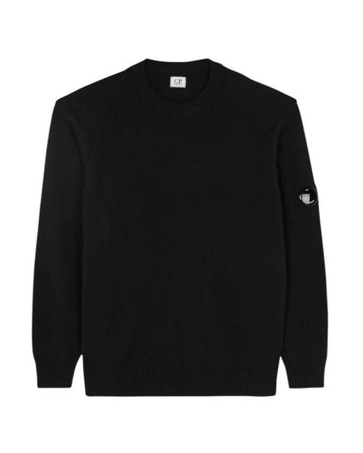 C P Company Black Sweaters for men