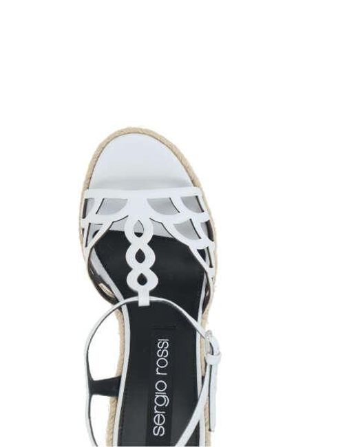 Sergio Rossi White Sandals