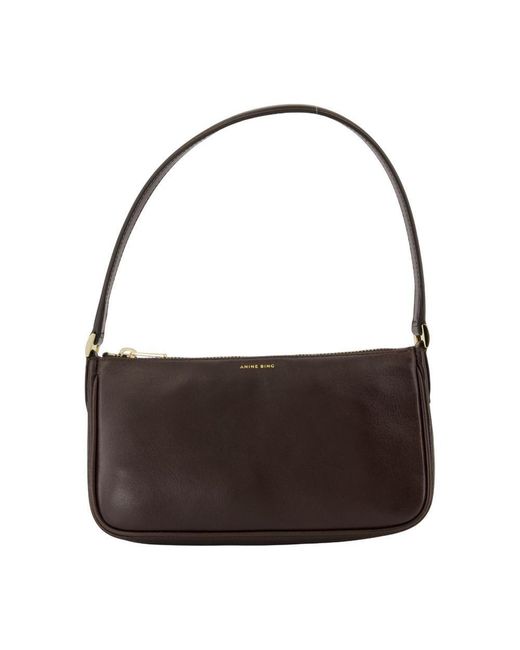 Anine Bing Black Mini Elly Shoulder Bag