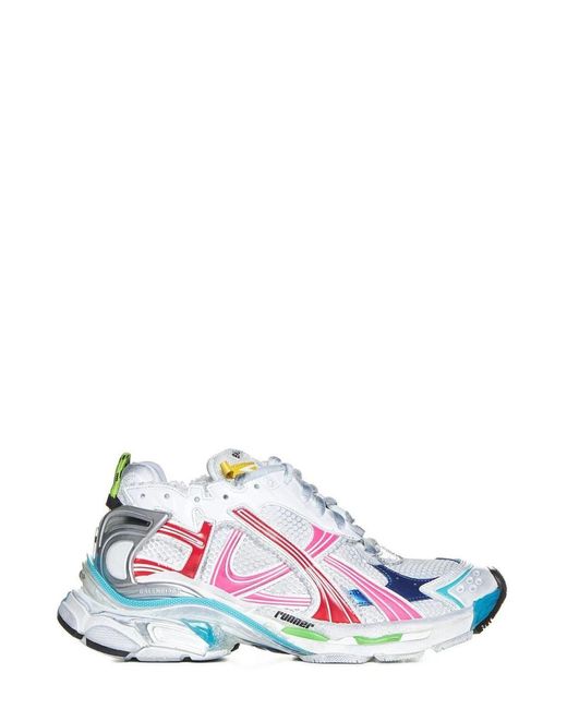 Balenciaga Multicolor Runner Panelled Sneakers for men