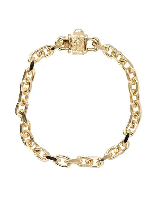 Emanuele Bicocchi Metallic Plated Chain Bracelet