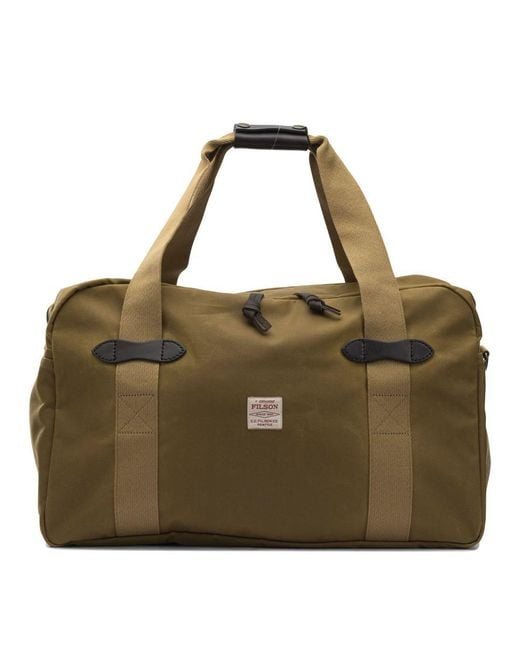 Filson Brown Tin Cloth Travel Bag for men