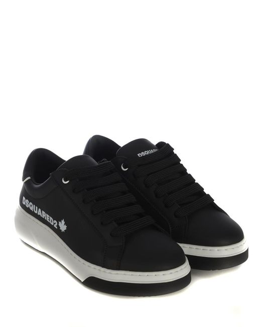 DSquared² Black Sneakers "Bumper" for men