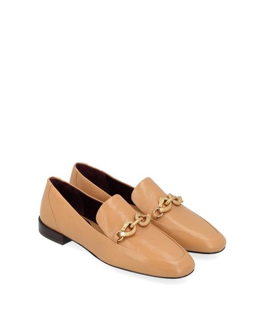 Tory Burch Natural Loafers