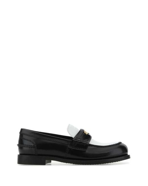 Miu Miu Black Flat Shoes