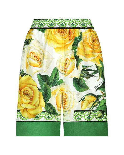 Dolce & Gabbana Yellow Shorts
