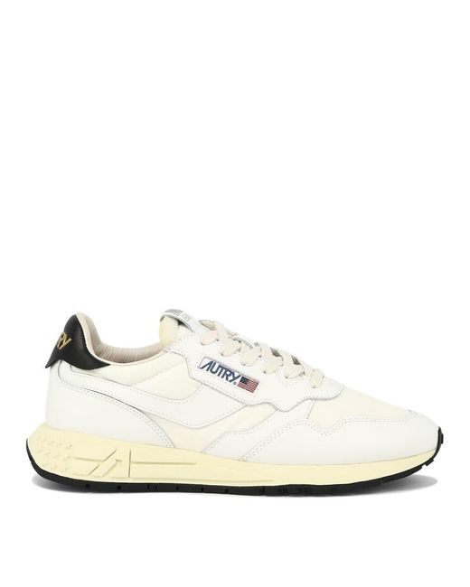 Autry Reelwind Sneakers in White for Men