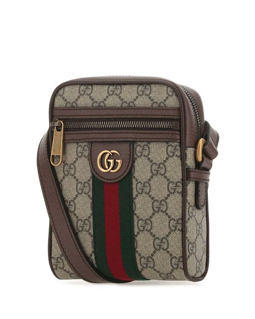 Gucci Gray Shoulder Bags for men