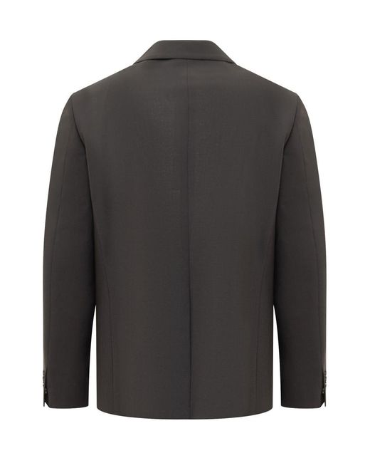 Cellar Door Gray Single-Breasted Jacket for men